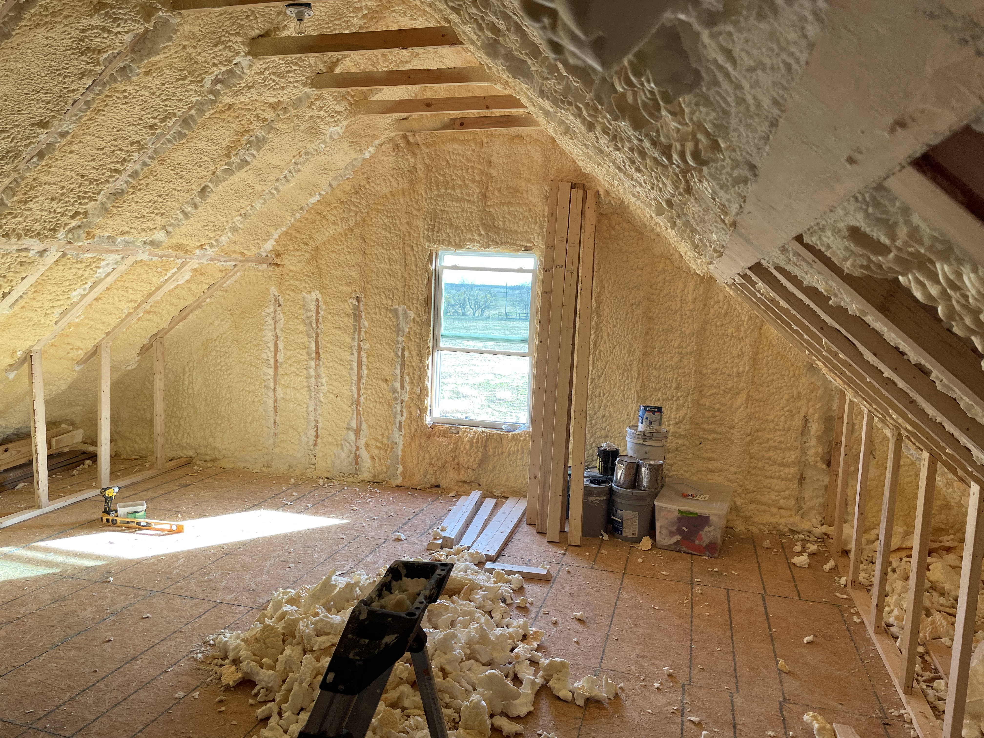 Attic Before Remodel